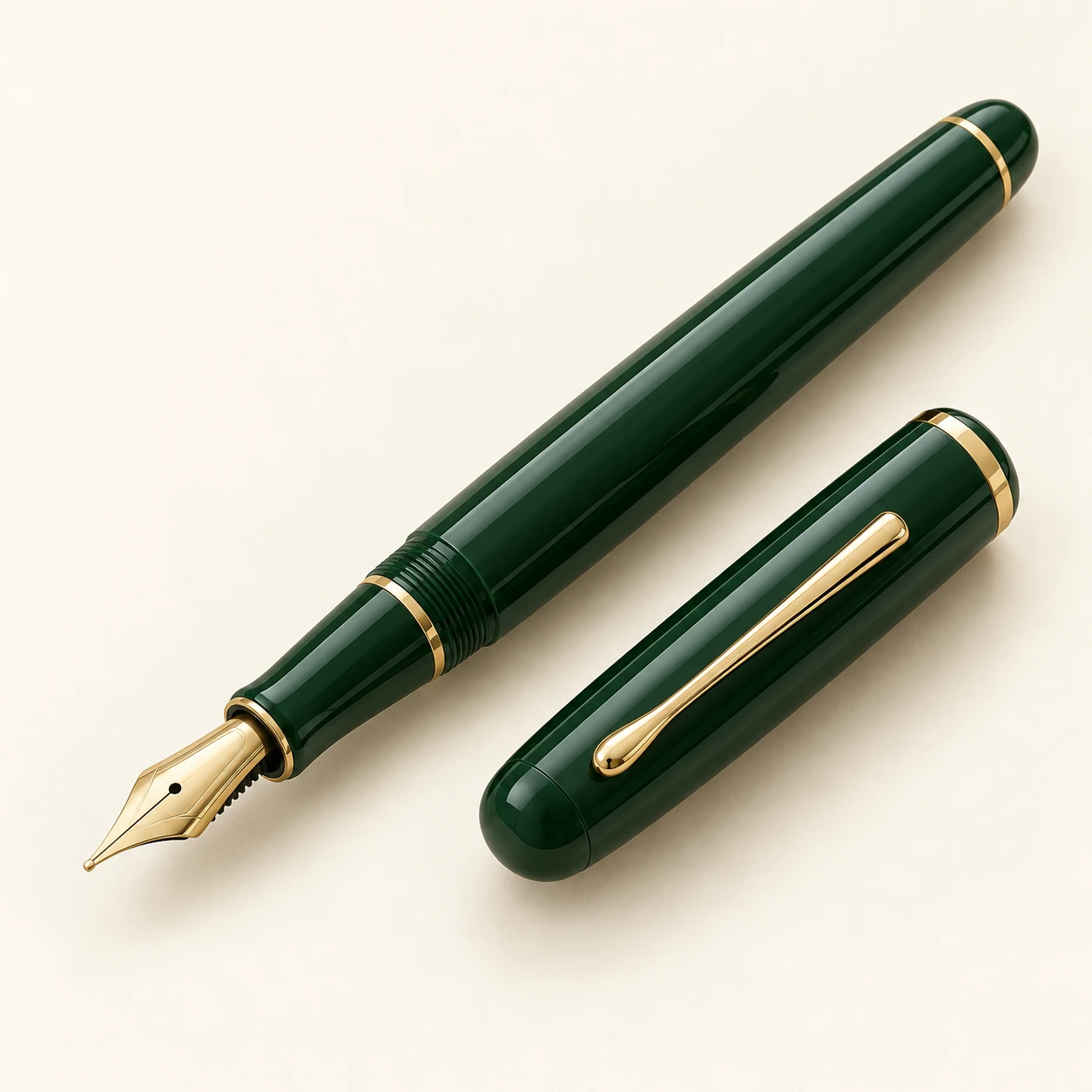 Resin fountain pen collection